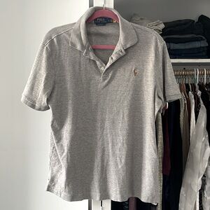 Men’s Ralph Lauren classic grey polo shirts